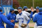 Baseball vs Babson  Wheaton College Baseball vs Babson during NEWMAC Championship Tournament. - (Photo by Keith Nordstrom) : Wheaton, baseball, NEWMAC